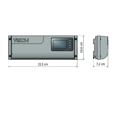 Przewodowy sterownik zaworów termostatycznych / listwa L-7 (8 sekcji) - TECH